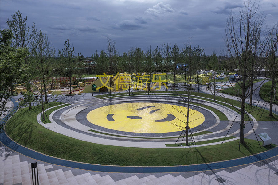 公园游乐场设备规划设计整体实拍图