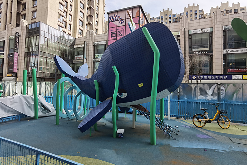 儿童无动力游乐设备鲸鱼